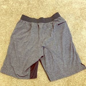Men’s Lululemon T.H.E Liner-less shorts grey